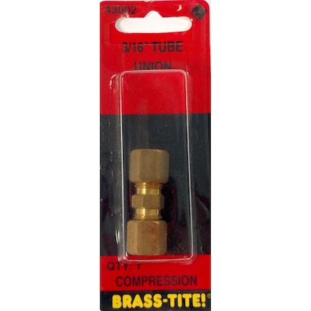 Barjan 7443002 Compression Union; Brass 07443002
